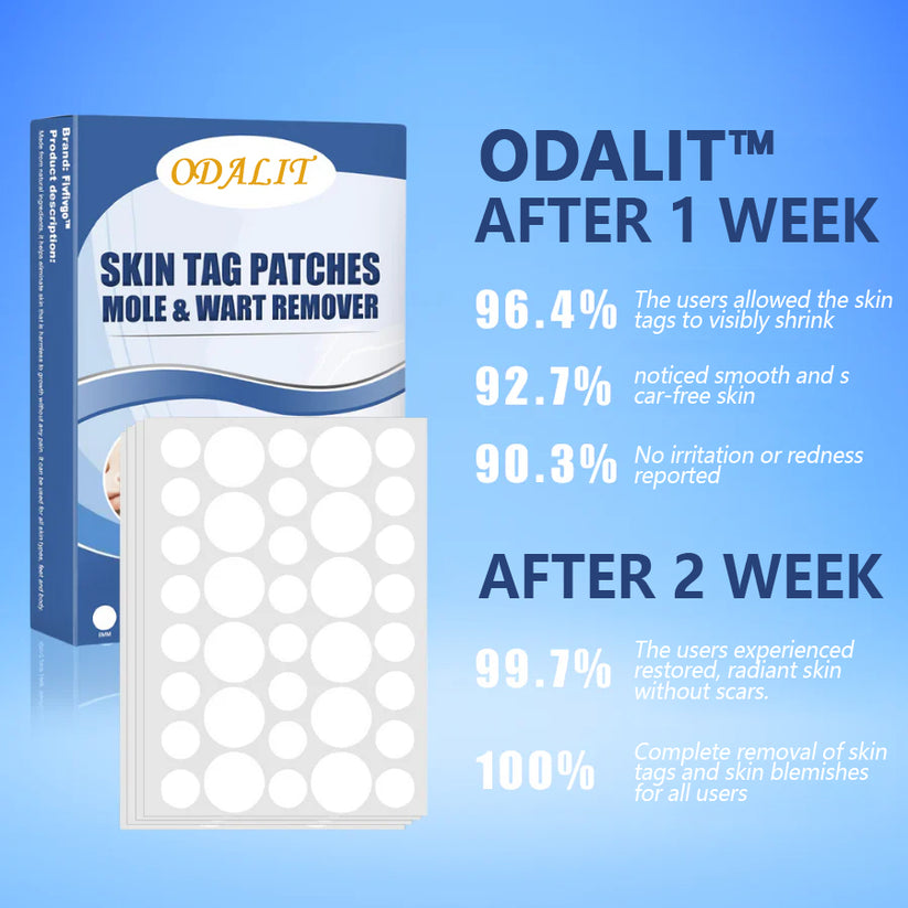 š„ODALIT⢠Natural Skin Tag and Wart Removal Patches