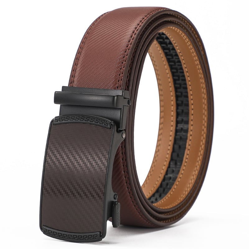š„LAST DAY 49% OFF - Leather Ratchet Belt With Adjustable Buckle