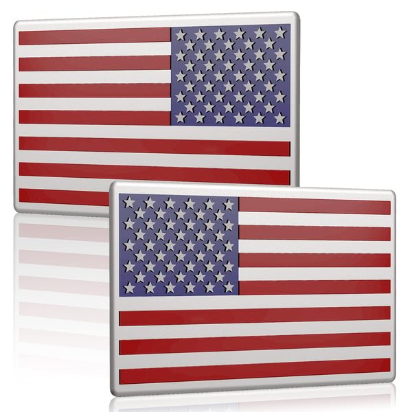 đ„Last Day 49% OFF - 3D All-Black American Flag Emblem Decal