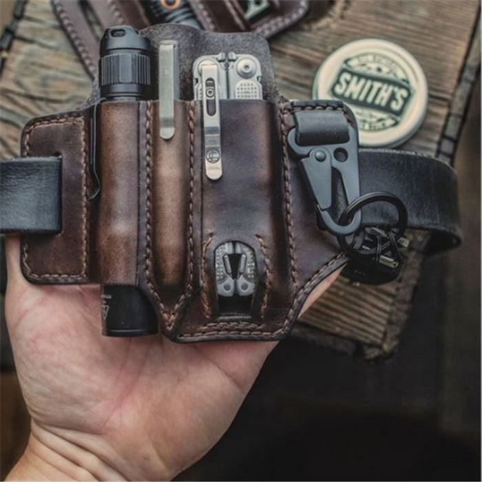 đHot Sale 50% OFFâł - Tactical Multi Tool Belt Leather Bag
