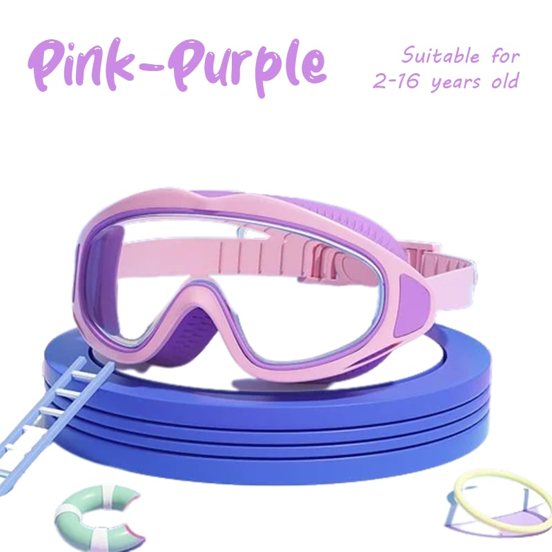 🎉Last Day Promotion 54% OFF-🔥HD children's large frame waterproof and anti-fog swimming goggles