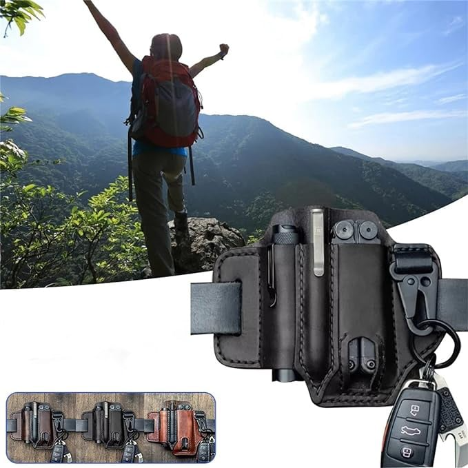 đHot Sale 50% OFFâł - Tactical Multi Tool Belt Leather Bag