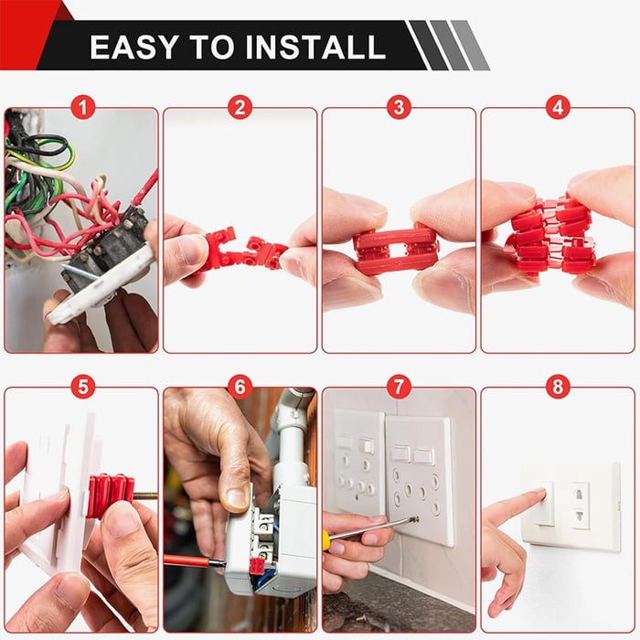 đ„Switch and Receptacle Spacers for Loose Outlet Fix