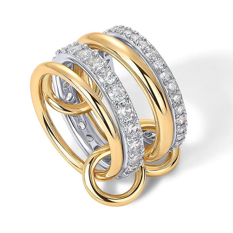💍Where Classic Meets Contemporary: The 4-in-1 Harmony Ring