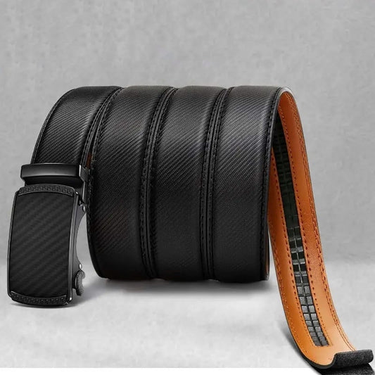 🔥LAST DAY 49% OFF - Leather Ratchet Belt With Adjustable Buckle