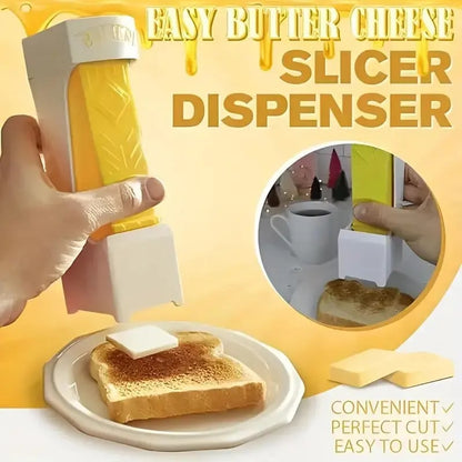 🔥Last Day 49% OFF🧈Butter Cutter & Keeper - Push-Button Slicer for Clean, Even Pats