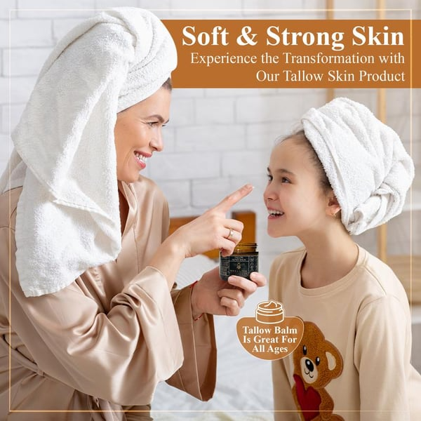 ✨Beef Tallow and Honey Balm for Skin - Handmade All-Natural Moisturizer