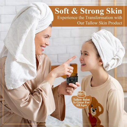✨Beef Tallow and Honey Balm for Skin - Handmade All-Natural Moisturizer