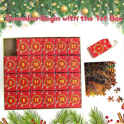 2025 Advent Calendar Christmas Jigsaw Puzzles