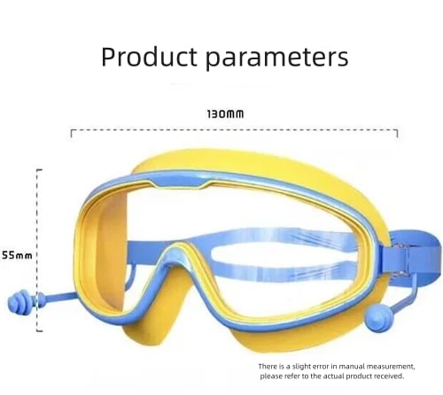 🎉Last Day Promotion 54% OFF-🔥HD children's large frame waterproof and anti-fog swimming goggles