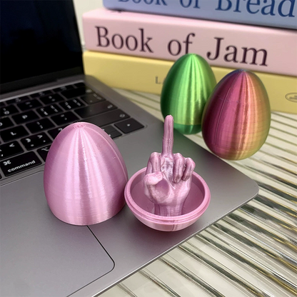 🐣Easter Egg Surprise - Funny 3D Printed MiddleFinger Egg🖕