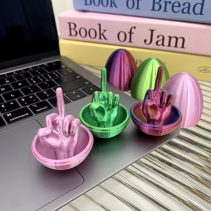 🐣Easter Egg Surprise - Funny 3D Printed MiddleFinger Egg🖕