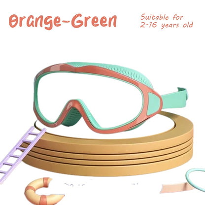 🎉Last Day Promotion 54% OFF-🔥HD children's large frame waterproof and anti-fog swimming goggles