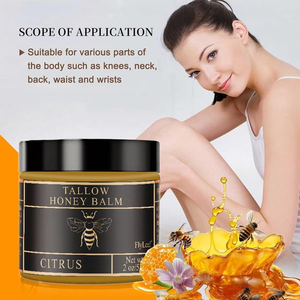 ✨Beef Tallow and Honey Balm for Skin - Handmade All-Natural Moisturizer