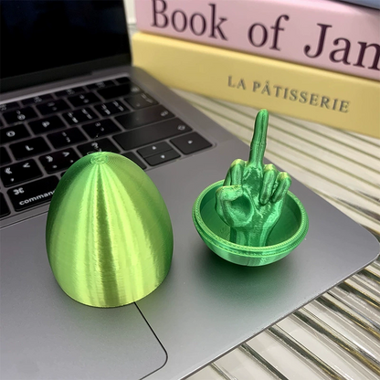 🐣Easter Egg Surprise - Funny 3D Printed MiddleFinger Egg🖕